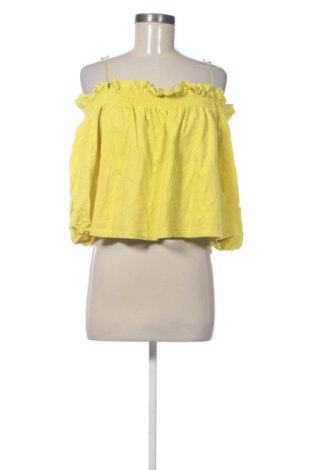 Bluzka damska Zara, Rozmiar L, Kolor Żółty, Cena 44,36 zł, #137370950
