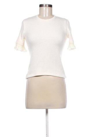 Bluză de femei Zara, Mărime M, Culoare Ecru, Preț 62,99 Lei, #137374048