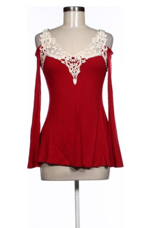 Bluzka damska Body Flirt, Rozmiar XS, Kolor Czerwony, Cena 21,17 zł, #137382344