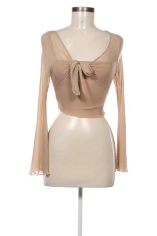 Bluză de femei SHEIN, Mărime XS, Culoare Bej, Preț 35,53 Lei, #137385880
