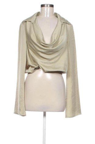 Bluză de femei NA-KD, Mărime M, Culoare Verde, Preț 52,49 Lei, #137389879