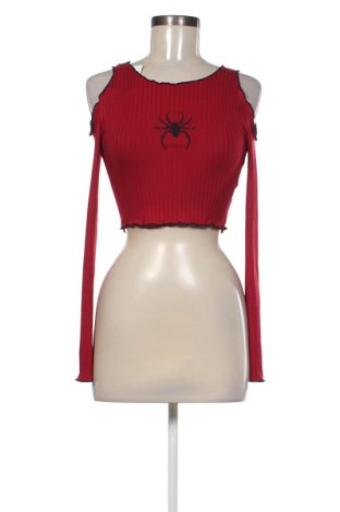Bluză de femei SHEIN, Mărime XS, Culoare Roșu, Preț 26,25 Lei, #137397427