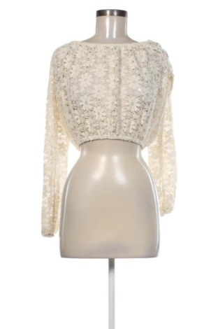 Дамска блуза Pull&Bear, Размер M, Цвят Екрю, Цена 18,46 €, #137397880