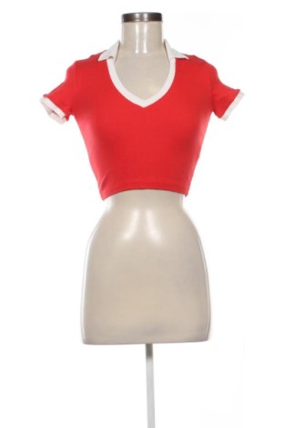 Дамска блуза Pull&Bear, Размер S, Цвят Червен, Цена 7,62 €, #137400285