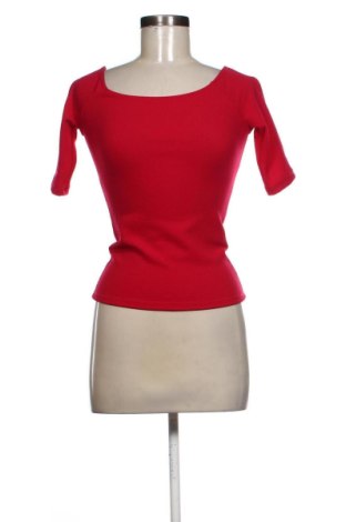 Bluzka damska Bershka, Rozmiar S, Kolor Czerwony, Cena 29,63 zł, #137375202