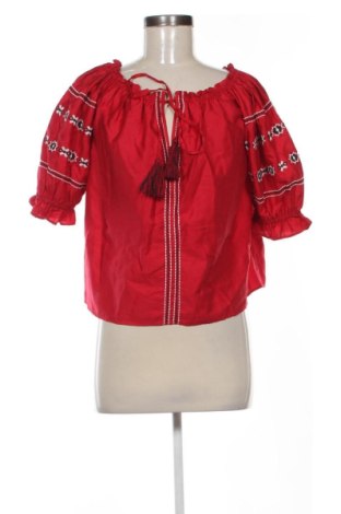 Дамска блуза Zara, Размер S, Цвят Червен, Цена 11,83 €, #137392720