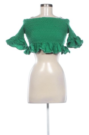 Dámska blúza Naf Naf, Veľkosť XS, Farba Zelená, Cena  12,00 €, #137407952
