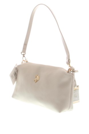 Дамска чанта U.S. Polo Assn., Цвят Екрю, Цена 79,00 €, #137379768