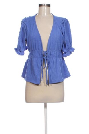 Дамска жилетка Gina Tricot, Размер L, Цвят Син, Цена 5,00 €, #137347986