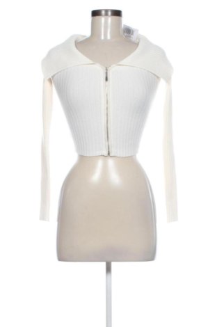 Damski kardigan Bershka, Rozmiar XS, Kolor ecru, Cena 50,80 zł, #137362664