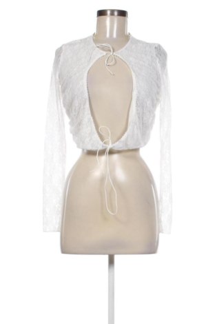Damski kardigan Bershka, Rozmiar S, Kolor Biały, Cena 28,99 zł, #137387475