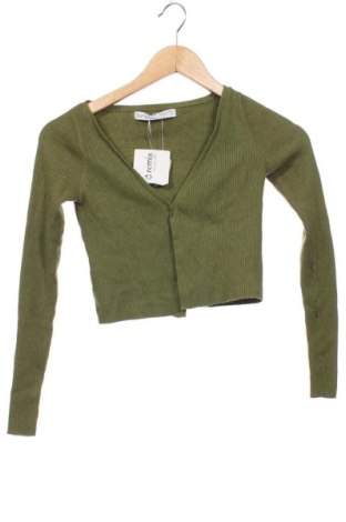 Dámsky kardigán Bershka, Veľkosť XS, Farba Zelená, Cena  7,00 €, #137308127