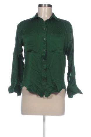 Дамска риза Zara, Размер S, Цвят Зелен, Цена 10,00 €, #137313953
