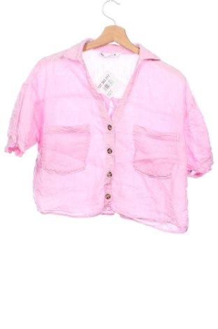 Dámska košeľa  Zara, Veľkosť XS, Farba Ružová, Cena  16,00 €, #137363317