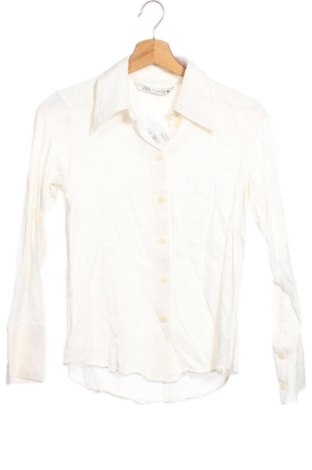 Dámska košeľa  Zara, Veľkosť XS, Farba Kremová, Cena  12,00 €, #137363413
