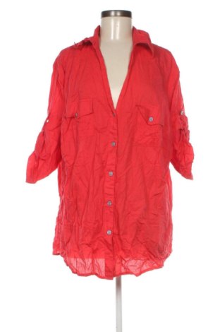 Γυναικείο πουκάμισο Yessica, Μέγεθος 3XL, Χρώμα Κόκκινο, Τιμή 11,62 €, #137364775