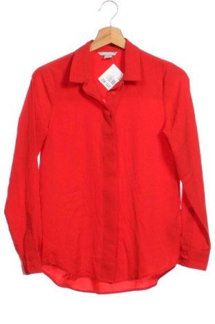 Dámska košeľa  H&M, Veľkosť XS, Farba Červená, Cena  7,00 €, #137372403