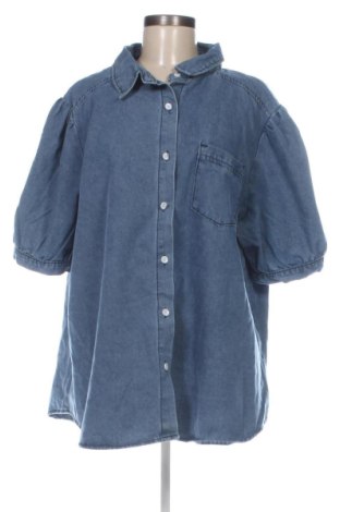 Γυναικείο πουκάμισο Unbranded, Μέγεθος 4XL, Χρώμα Μπλέ, Τιμή 10,00 €, #137377232