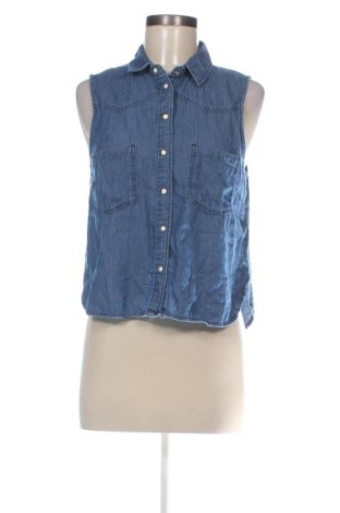 Дамска риза Bershka, Размер M, Цвят Син, Цена 6,29 €, #137380028