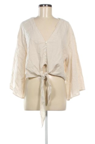 Damska koszula H&M, Rozmiar L, Kolor ecru, Cena 66,00 zł, #137282581