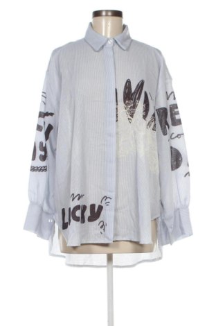 Дамска риза Unbranded, Размер XXL, Цвят Син, Цена 19,00 €, #137315259