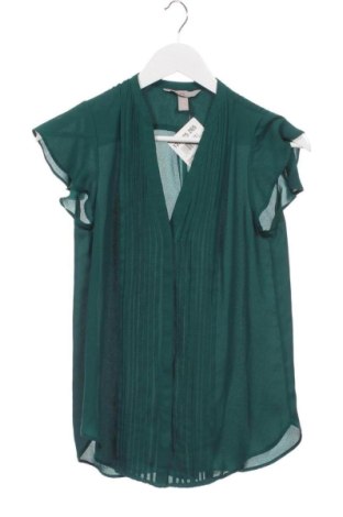 Cămașă de femei H&M, Mărime XS, Culoare Verde, Preț 35,53 Lei, #137325255