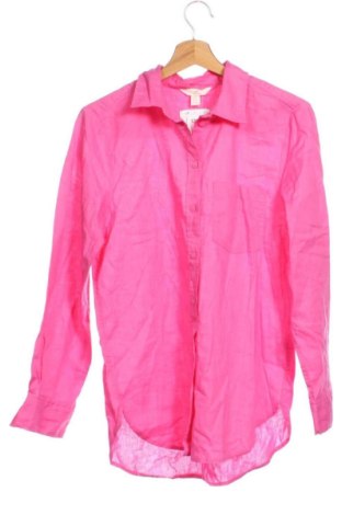 Dámska košeľa  H&M, Veľkosť XS, Farba Ružová, Cena  23,80 €, #137359521