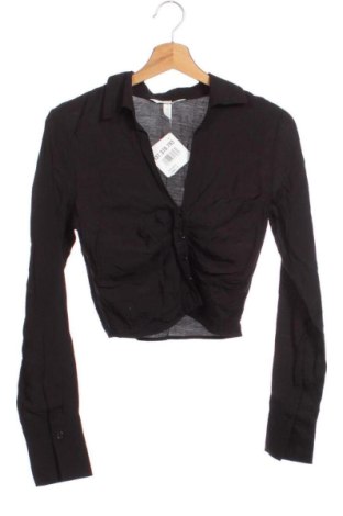 Dámska košeľa  H&M, Veľkosť XS, Farba Čierna, Cena  6,86 €, #137370793