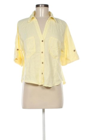 Cămașă de femei Zara, Mărime L, Culoare Galben, Preț 104,29 Lei, #137381567
