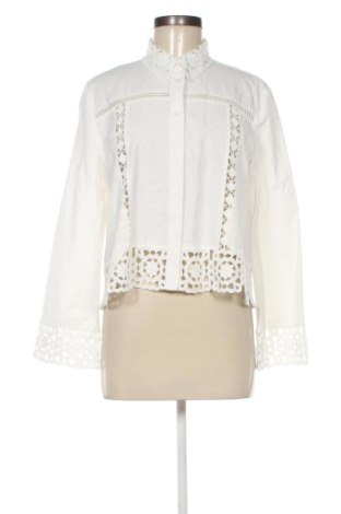 Дамска риза Zara, Размер M, Цвят Екрю, Цена 15,00 €, #137383235