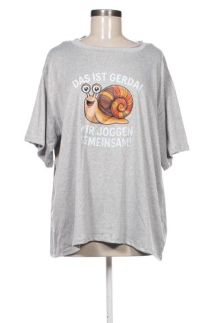 Дамска тениска Unbranded, Размер 4XL, Цвят Сив, Цена 14,00 €, #137330072