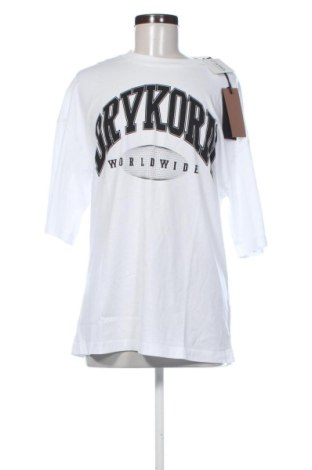 Damski T-shirt Drykorn for beautiful people, Rozmiar M, Kolor Biały, Cena 165,99 zł, #137357349