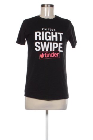 Γυναικείο t-shirt Stradivarius, Μέγεθος S, Χρώμα Μαύρο, Τιμή 8,76 €, #137359956