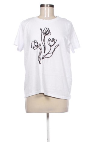 Γυναικείο t-shirt Sinsay, Μέγεθος M, Χρώμα Λευκό, Τιμή 8,00 €, #137366111