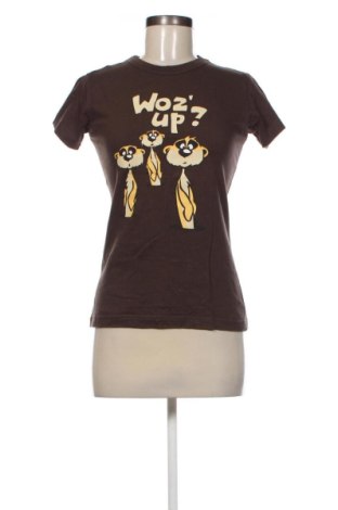 Tricou de femei Unbranded, Mărime S, Culoare Maro, Preț 47,24 Lei, #137367174