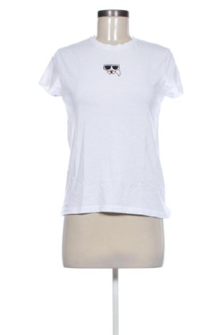 Damski T-shirt Karl Lagerfeld, Rozmiar XS, Kolor Biały, Cena 182,04 zł, #137369802