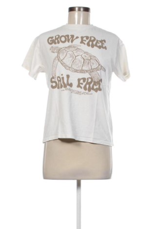 Tricou de femei Pull&Bear, Mărime S, Culoare Ecru, Preț 41,99 Lei, #137376053