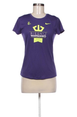 Damski T-shirt Nike, Rozmiar S, Kolor Fioletowy, Cena 158,08 zł, #137379506