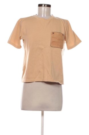 Tricou de femei Zara, Mărime M, Culoare Bej, Preț 41,99 Lei, #137385950