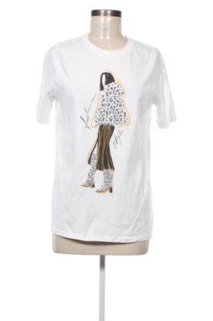 Damski T-shirt Sinsay, Rozmiar M, Kolor Biały, Cena 33,87 zł, #137386052
