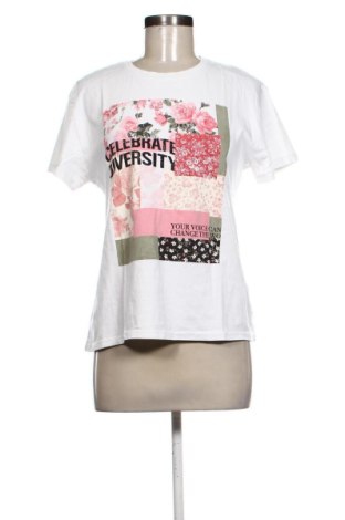 Damski T-shirt Stradivarius, Rozmiar L, Kolor Kolorowy, Cena 42,34 zł, #137400994