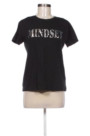 Damski T-shirt Sinsay, Rozmiar M, Kolor Czarny, Cena 33,87 zł, #137406335