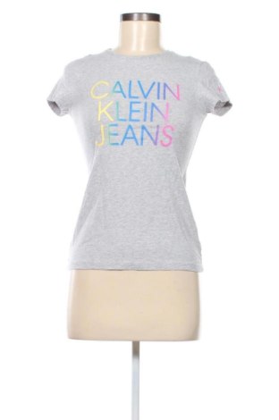Damen T-Shirt Calvin Klein, Größe M, Farbe Grau, Preis € 25,00, #137358832