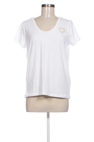 Damen T-Shirt Pieces, Größe L, Farbe Weiß, Preis € 8,00, #137391878