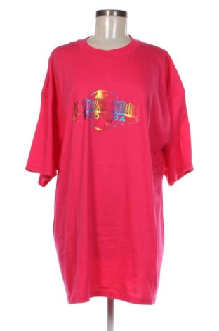 Damski T-shirt Universal, Rozmiar 4XL, Kolor Różowy, Cena 52,66 zł, #137391997