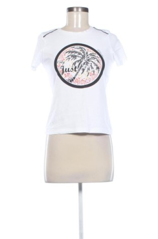 Damen T-Shirt Just Cavalli, Größe S, Farbe Weiß, Preis € 39,00, #137394238