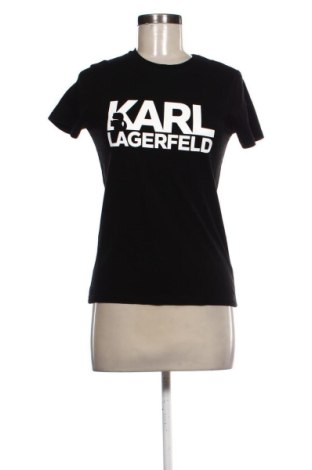 Damen T-Shirt Karl Lagerfeld, Größe S, Farbe Schwarz, Preis € 45,00, #137394338