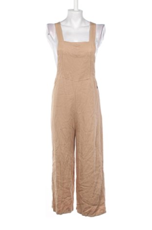 Salopetă lungă de damă Pull&Bear, Mărime S, Culoare Bej, Preț 135,00 Lei, #137381106