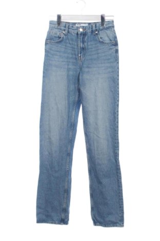 Damskie jeansy Bershka, Rozmiar XXS, Kolor Niebieski, Cena 42,00 zł, #137333196