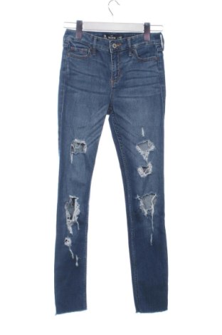 Blugi de femei Hollister, Mărime XXS, Culoare Albastru, Preț 64,47 Lei, #137333301